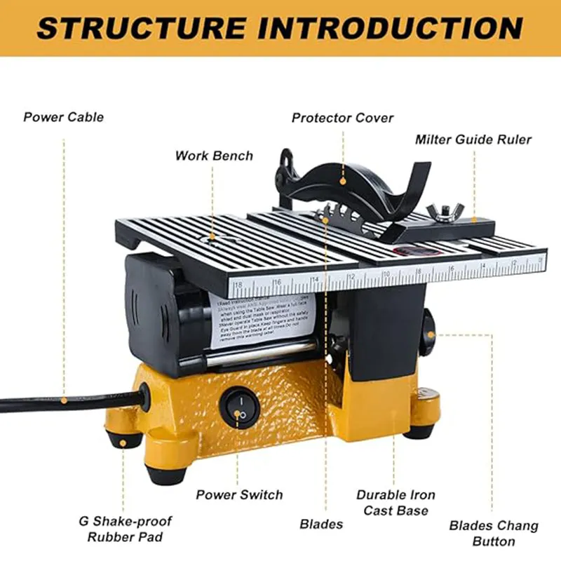 Mini Portable Table Saw