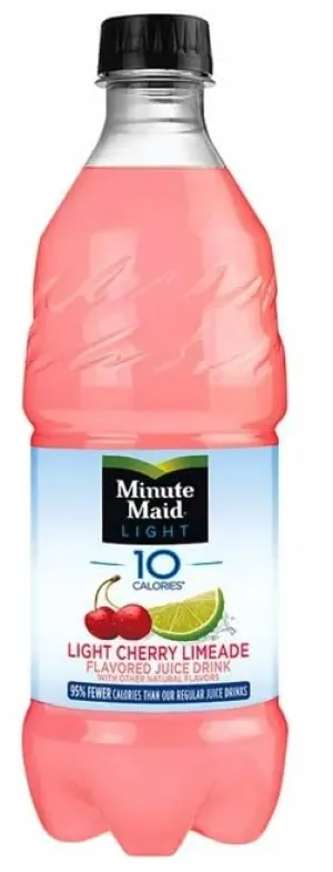 Minute Maid Light Cherry Limeade, 20 Fl Oz (Pack of 24)