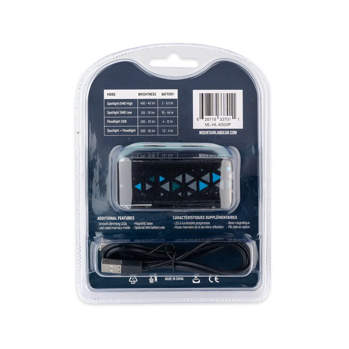 Mountain Lab Kinetic 500 Pro Headlamp