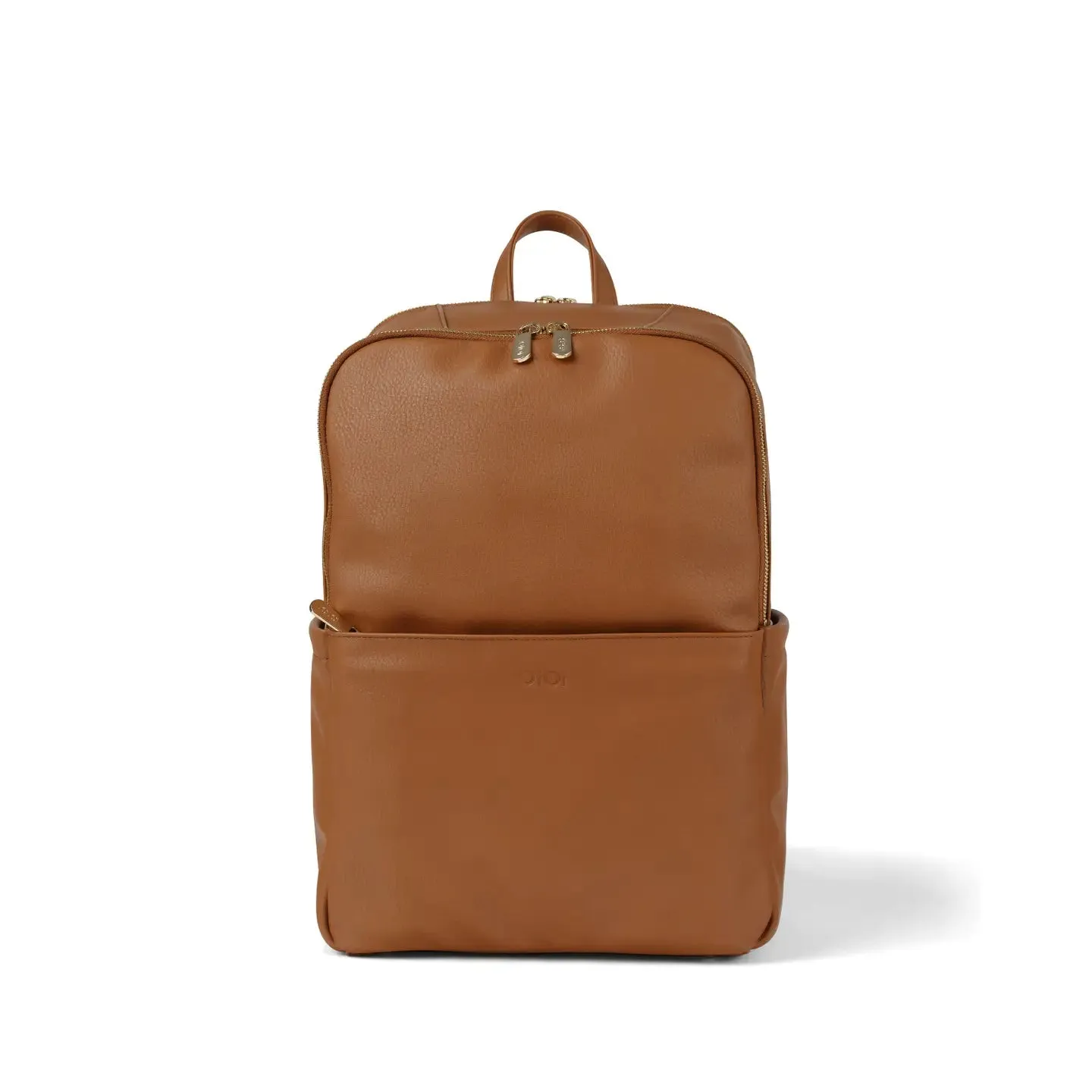 Multitasker Nappy Backpack - Chestnut Brown Vegan Leather