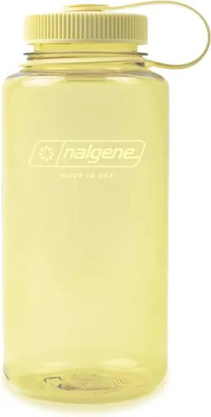 Nalgene Monochrome BPA-Free Recycled Water Bottle for Backpacking, Hiking, Gym - 32 oz Shatterproof Reusable Bottle