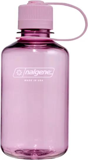 Nalgene Sustain Tritan BPA-Free Water Bottle Made with Material Derived from 50% Plastic Waste (Using ISCC Certified Mass Balance), 16 OZ, Narrow Mouth, Cherry Blossom