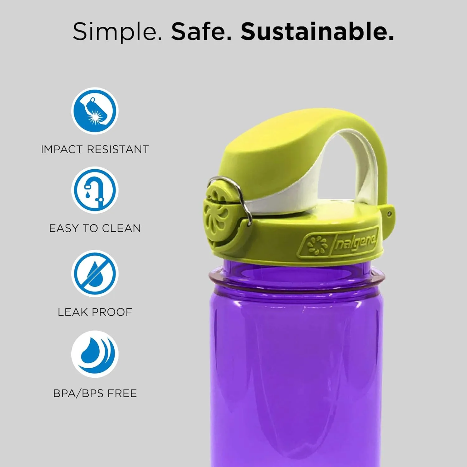 Nalgene Swimline Cheers Bubbly Champagne Pool Gray Astronaut, 12 oz