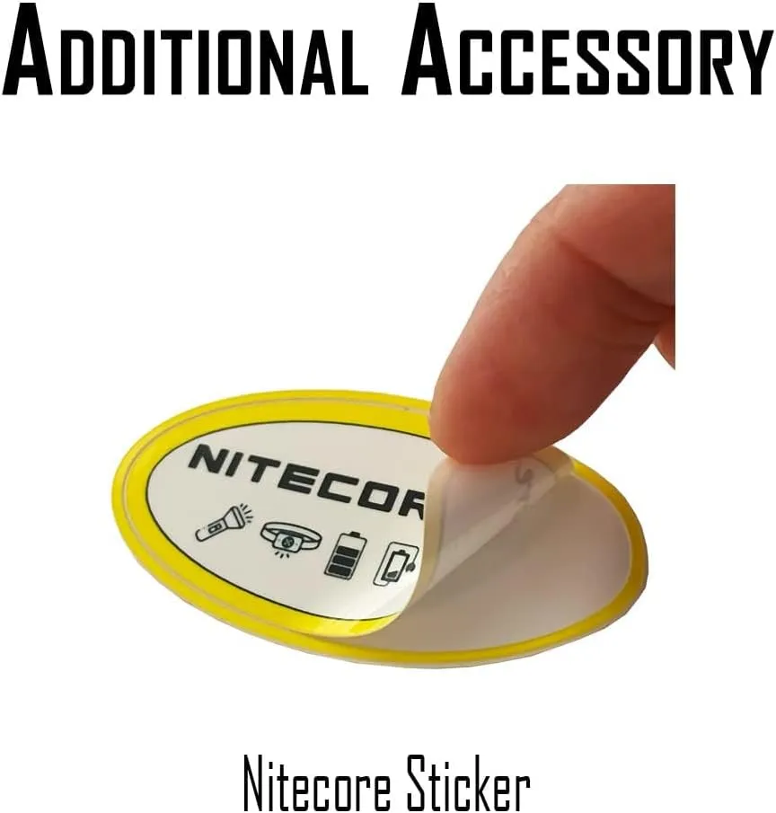 Nitecore NU27 600 Lumens Running Camping Headlamp, USB-C Rechargeable with Warm, Neutral and Cool White Lights, Red Light, Including NitecoreS Sticker (White)
