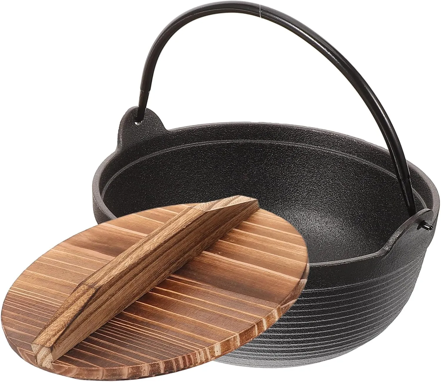 Non-Stick Pan with Braiser Pan Lid Large Cooking Pot Lid for Japanese Hot Pot