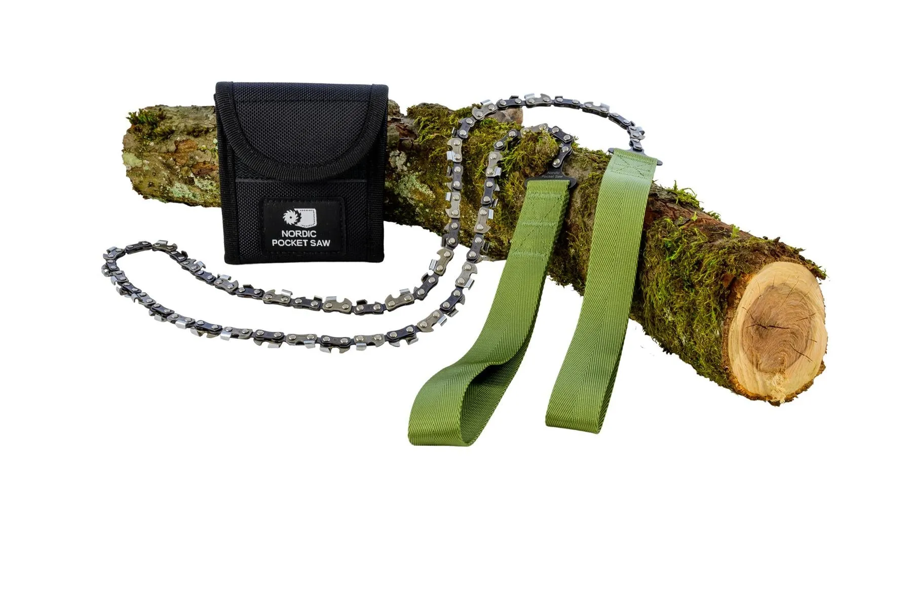 NORDIC POCKET SAW Compact carbon steel chainsaw LONG edition hiking camping tool