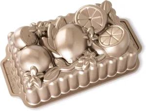 Nordic Ware Citrus Blossom Loaf, 6 Cup, Toffee