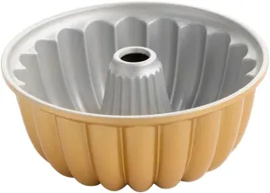 Nordic Ware Elegant Party Bundt Pan, 22.3 x 9.3 cm, Gold
