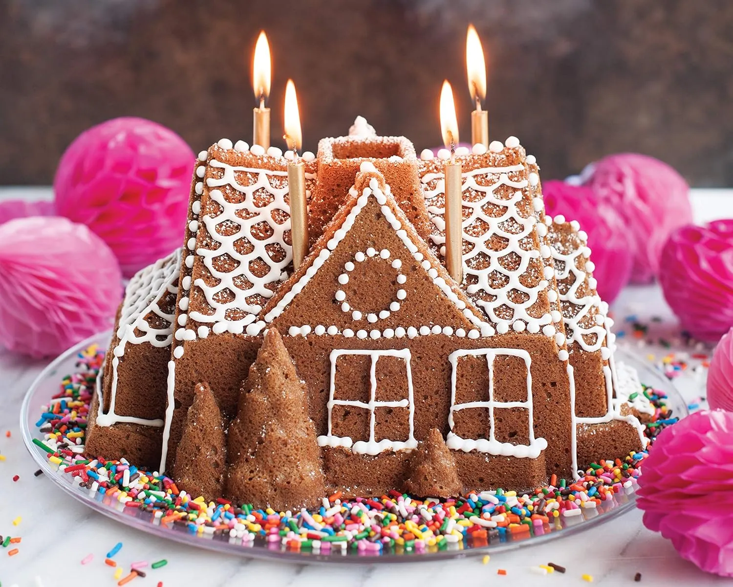 Nordic Ware Gingerbread House Bundt Pan