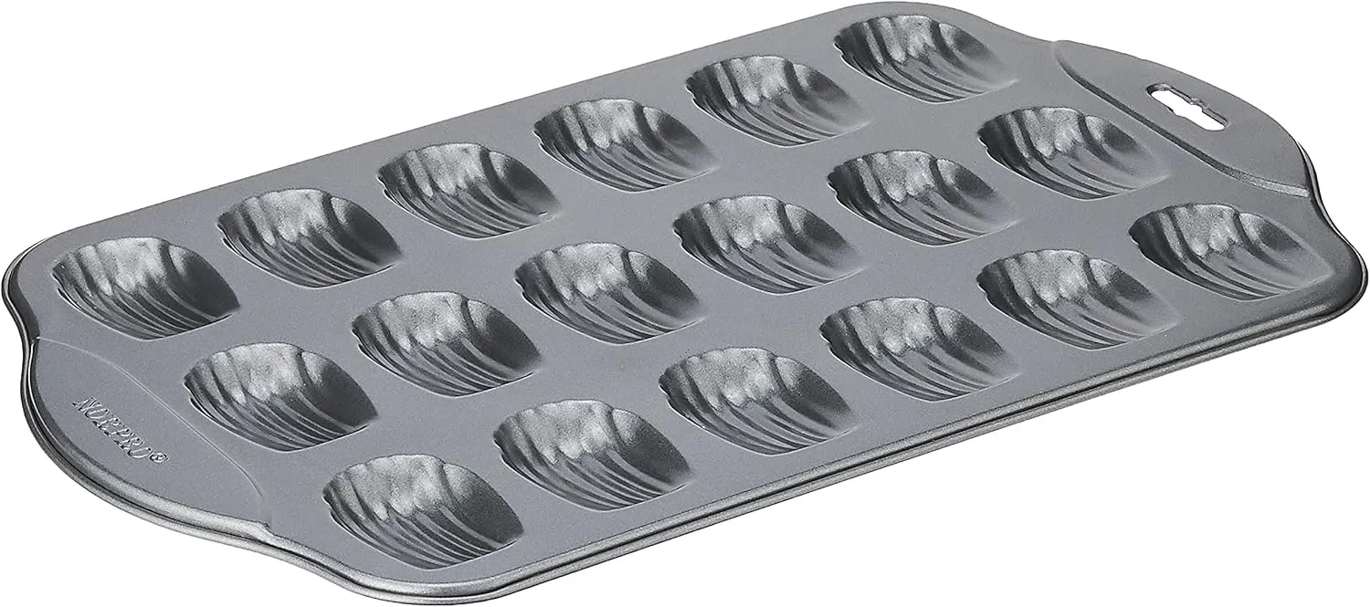 Norpro New Non Stick Mini 18 Madeleine Pan Sponge Cake Shells Best For Chocolate