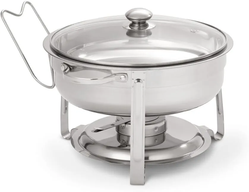 NUCU-Vollrath Home Food Chafer, 4-Quart, Polished Stainless Steel