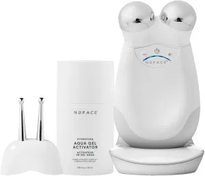 NuFACE Trinity FDA Cleared Microcurrent Facial Device   Effective Lip & Eye Attachment - Face Sculpting & Neck Tightening Device to Contour Cheeks, Brows & Mouth - With Hydrating Microcurrent Gel