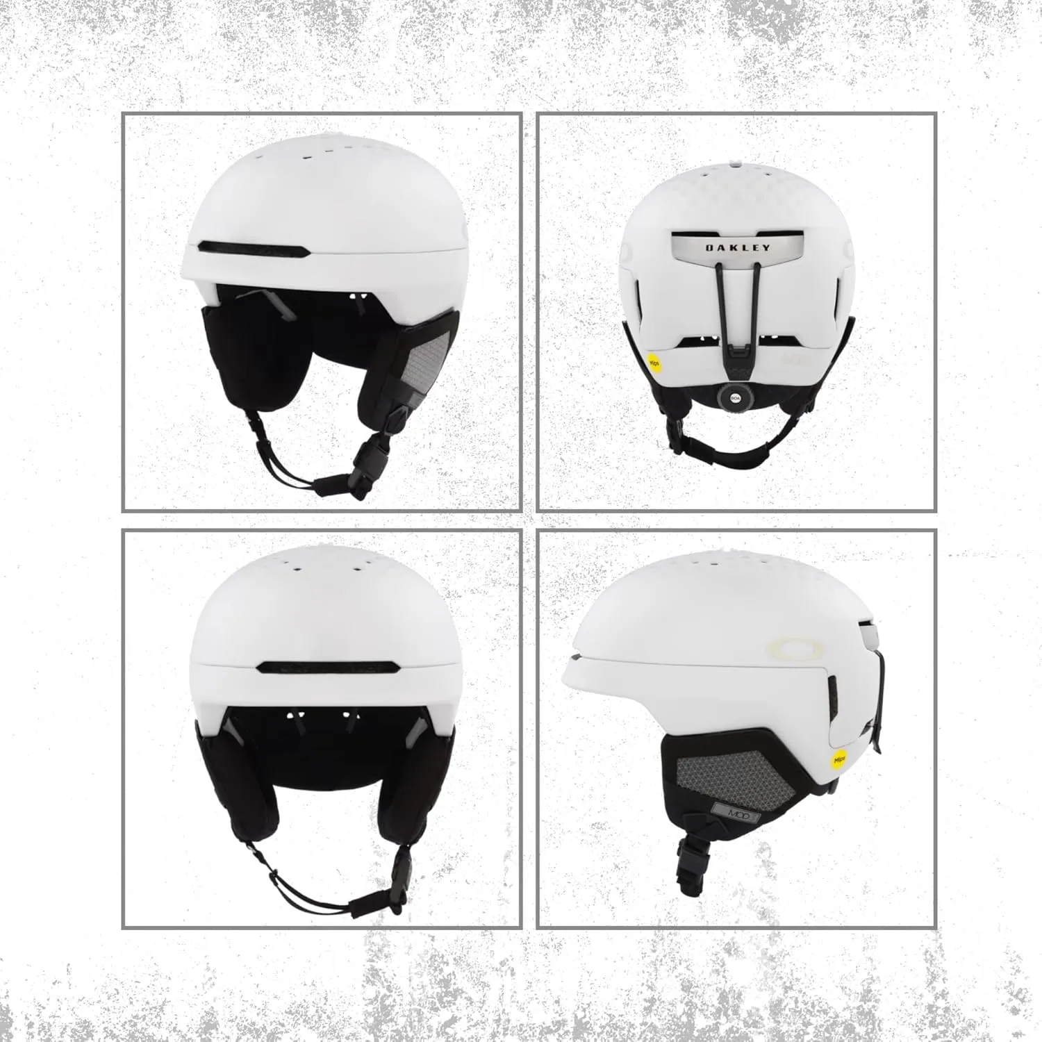 Oakley MOD 3 MIPS Ski Snowboarding Helmet for Men for Women   Bundle with Designer iWear Collapsible Water Bottle with Carabiner