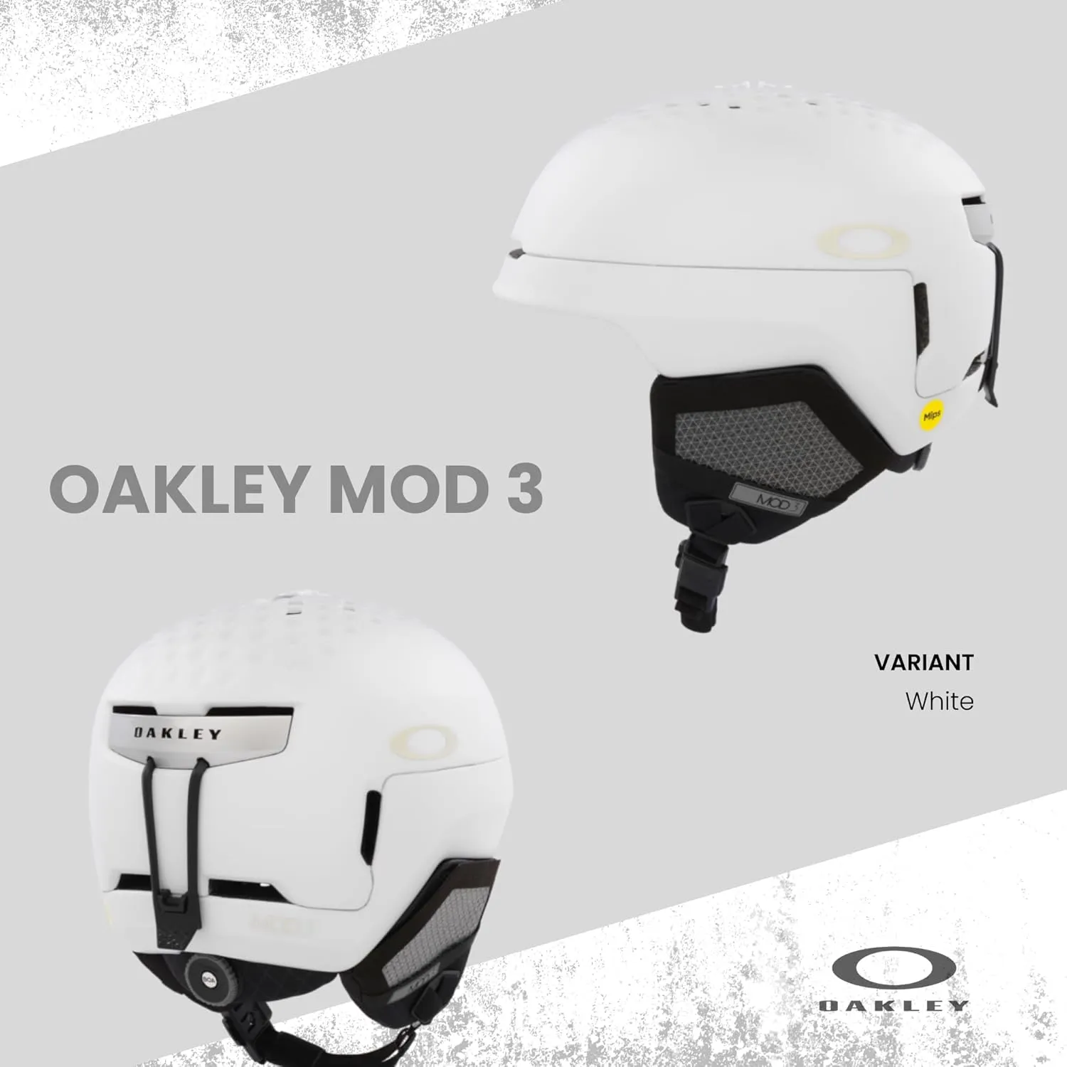 Oakley MOD 3 MIPS Ski Snowboarding Helmet for Men for Women   Bundle with Designer iWear Collapsible Water Bottle with Carabiner