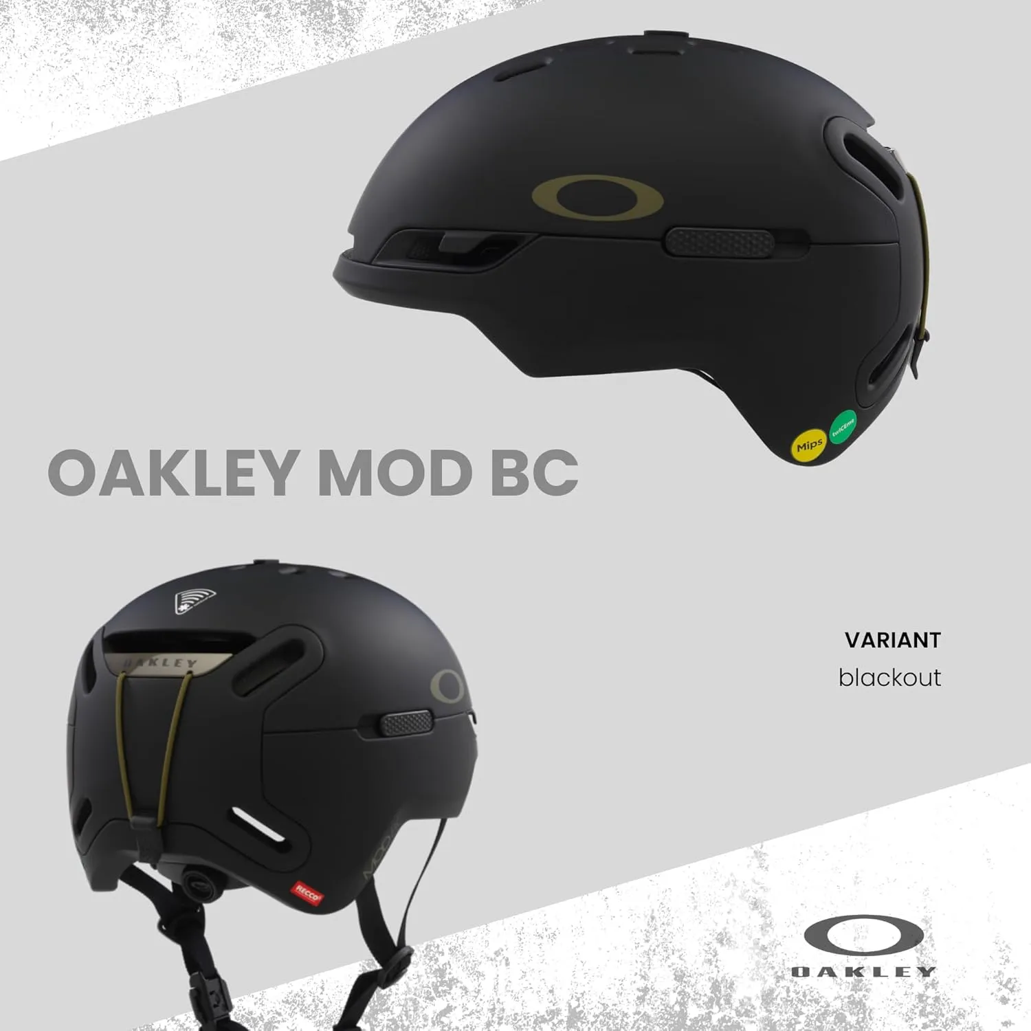 Oakley MOD BC Ski Backcountry Helmet for Men for Women   Bundle with Designer iWear Collapsible Water Bottle with Carabiner