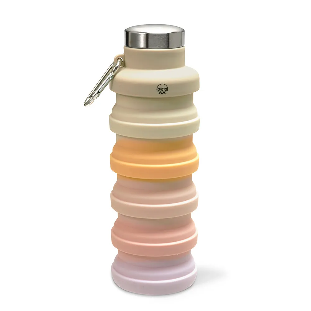 Ombre Collapsible- Ivory & Purple Pastels