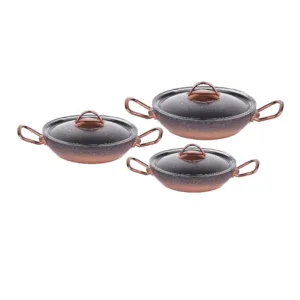 OMS Collection 6 Piece Non Stick Granite Eco Pot Set
