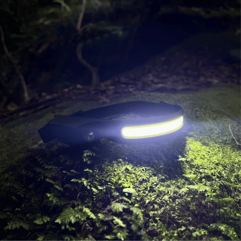 OptiGlow Wide-Angle Headlamp for Dog Walking