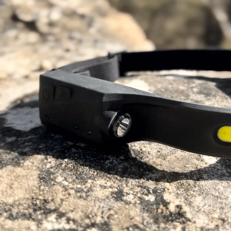 OptiGlow Wide-Angle Headlamp for Dog Walking