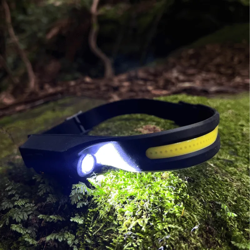 OptiGlow Wide-Angle Headlamp for Dog Walking