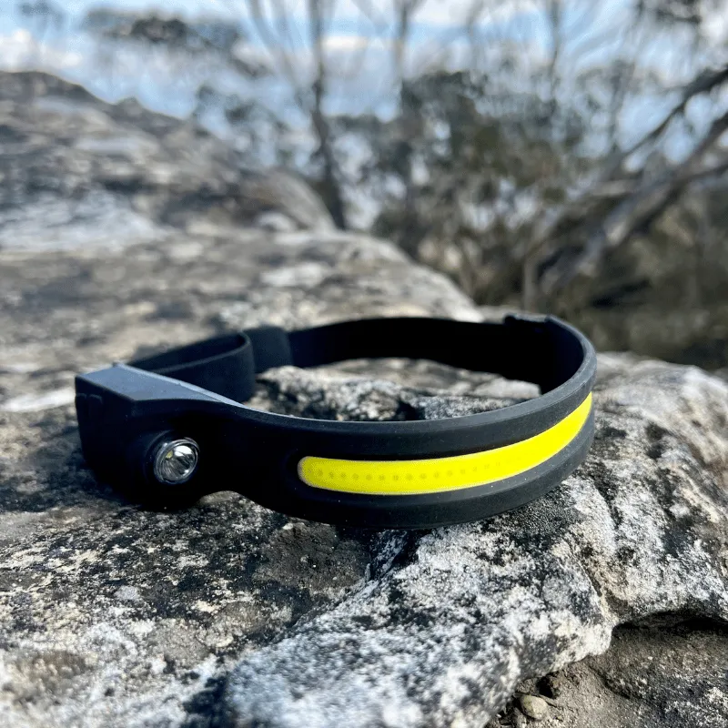 OptiGlow Wide-Angle Headlamp for Dog Walking