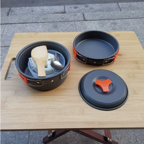 Outdoor cookware camping cookware set
