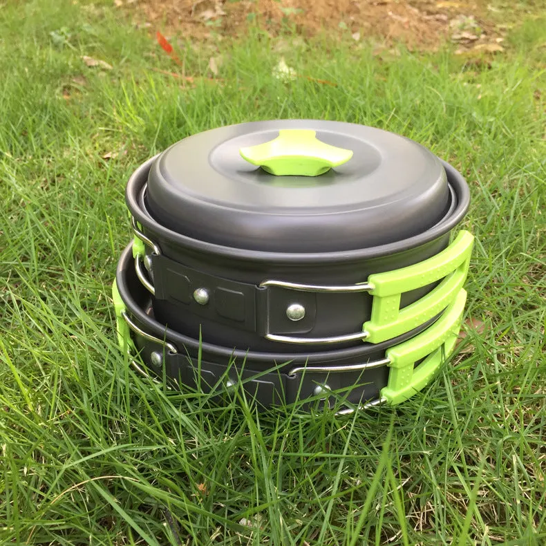 Outdoor cookware camping cookware set