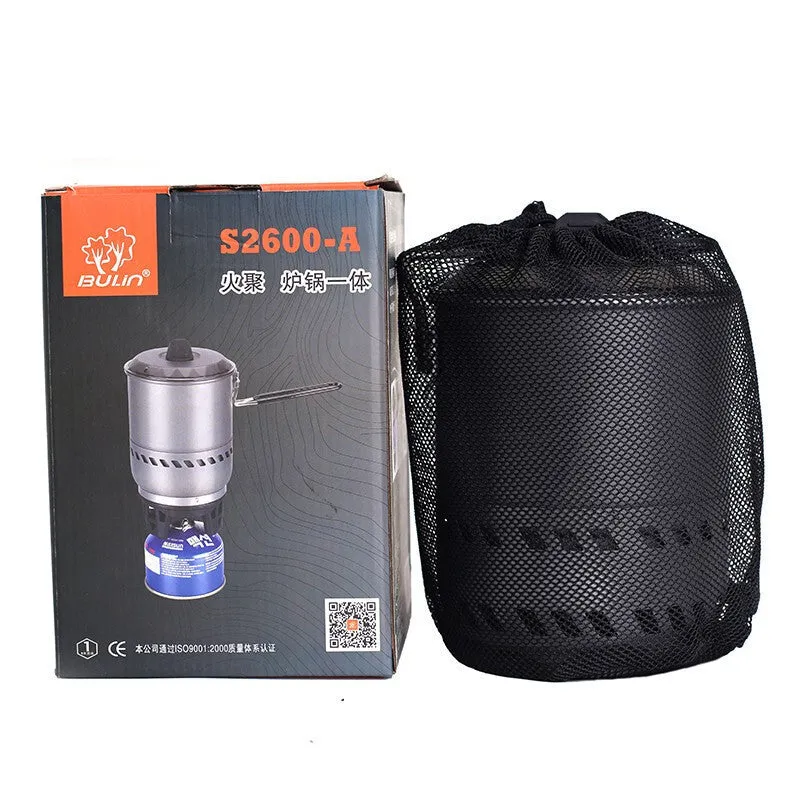 Outdoor Portable Integrated Windproof Gas Stove