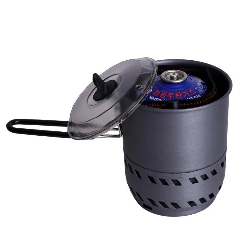 Outdoor Portable Integrated Windproof Gas Stove