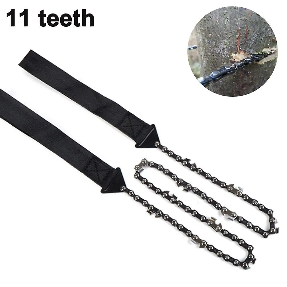 Outdoor Portable Pocket Hand Zipper Saw 11 Teeth 24 Inch Camping Survival Chai