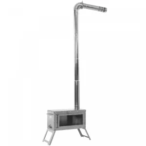 Outsunny Hot Tent Wood Stove With Chimney, Foldable Legs And Carry Bag|Outsunny Hot Tent Wood Stove With Chimney, Foldable Legs And Carry Bag