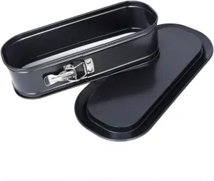 Oval Cake Lock and Lid Heavy Duty Nonstick Carbon Steel Baking Pan Heat