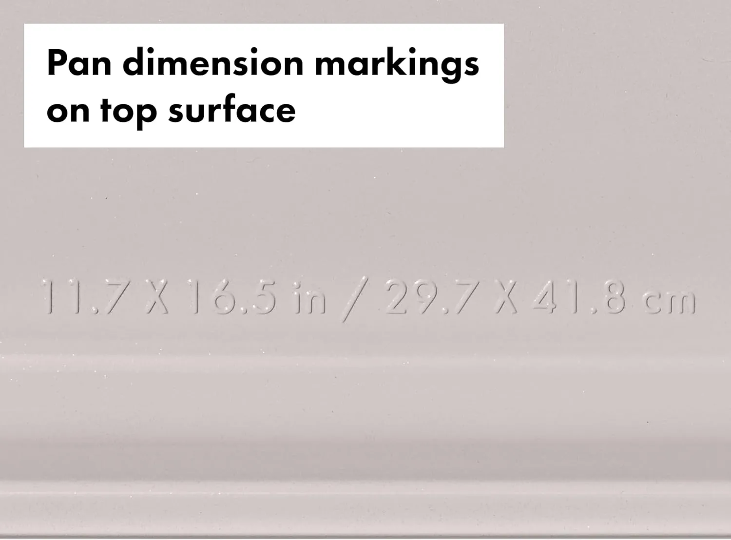 OXO Good Grips Non-Stick Pro Ceramic Coated Metal Bakeware Half Sheet Pan – Biscuit