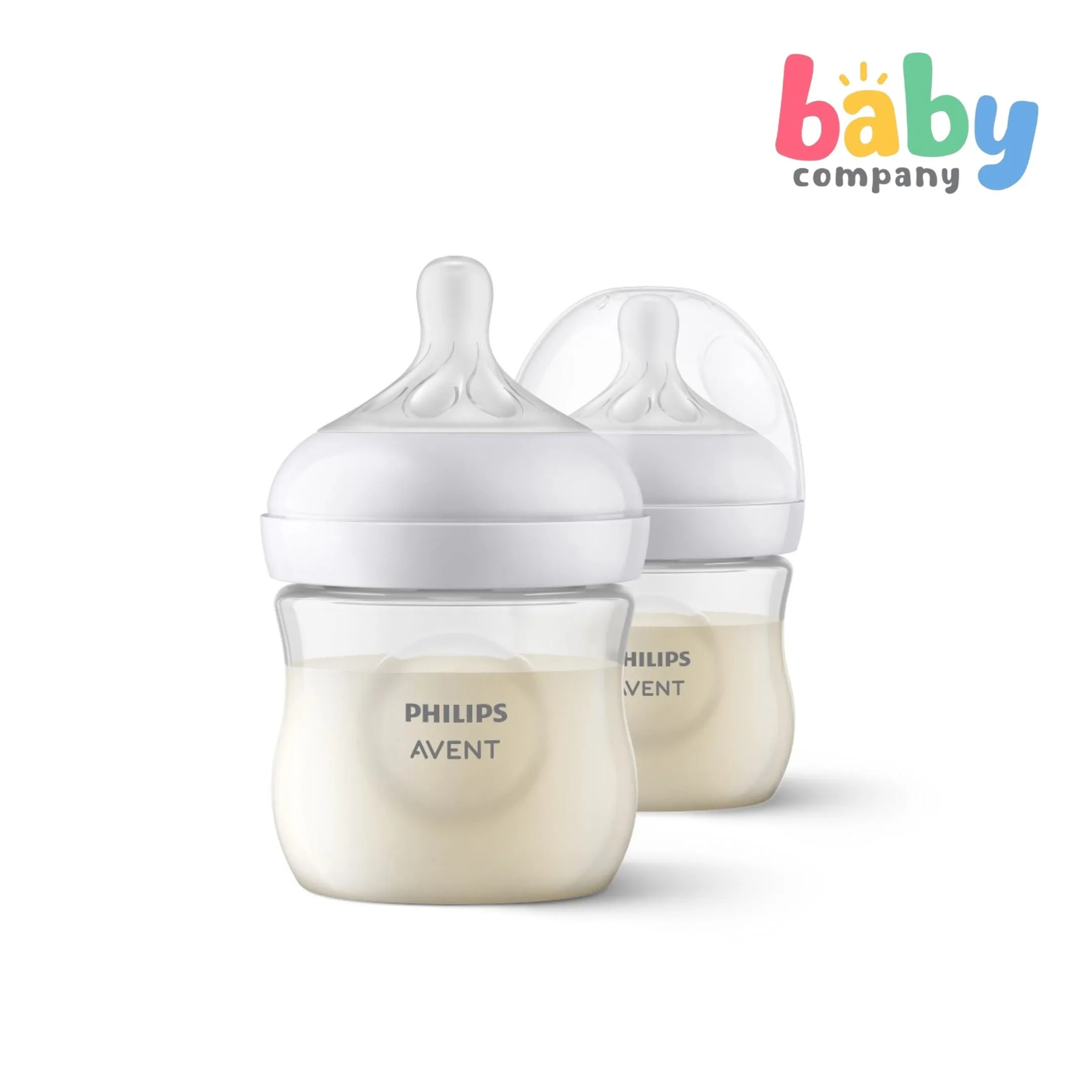 Philips Avent Natural Response Baby Bottle 0m  - 4oz/125ml, Pack of 2
