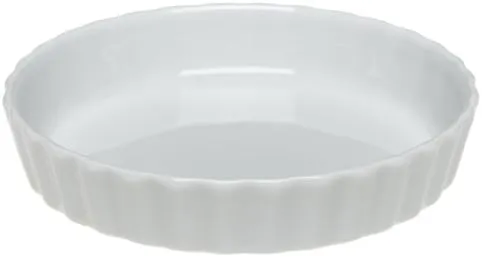Pillivuyt Porcelain Small 5-1/4-Inch Individual Tart/Creme Brulee Dish