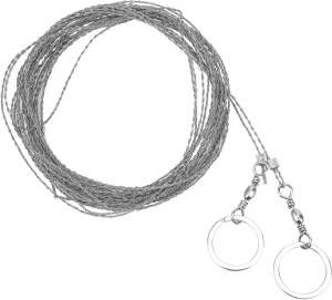 Pocket Chainsaw, Portable Manual 10m Stainless Steel Wire Saw for Outoor Camping Wilderness Survival Cutting Tree Limbs
