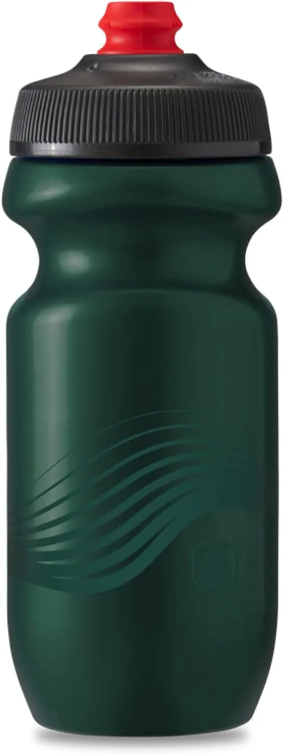 Polar Bottle Breakaway Single Wall by HydraPak (20oz, 24oz, 30oz) - BPA-Free, Cycling & Sports Squeeze Bottle