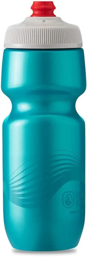 Polar Bottle Breakaway Single Wall by HydraPak (20oz, 24oz, 30oz) - BPA-Free, Cycling & Sports Squeeze Bottle