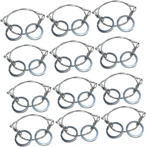 POPETPOP 12Pcs Outdoor Survival Durable Portable Hand Saws for Camping Hiking Hunting and Emergency Gear