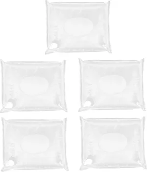 POPETPOP 5pcs Liquid Storage Bags Emergency Water Bag for Camping Collapsible Water Container Bag Large Capacity Water Carrier for Hiking and Travel
