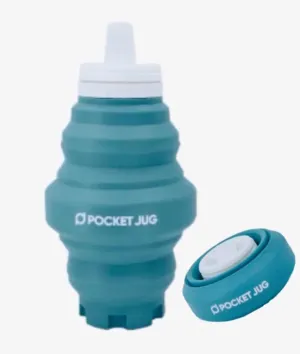 Portable Bidet: Collapsible & Expandable Silicone Bottle for Discreet Portability | Refreshing Clean for Camping, Outdoors & Travel, Green