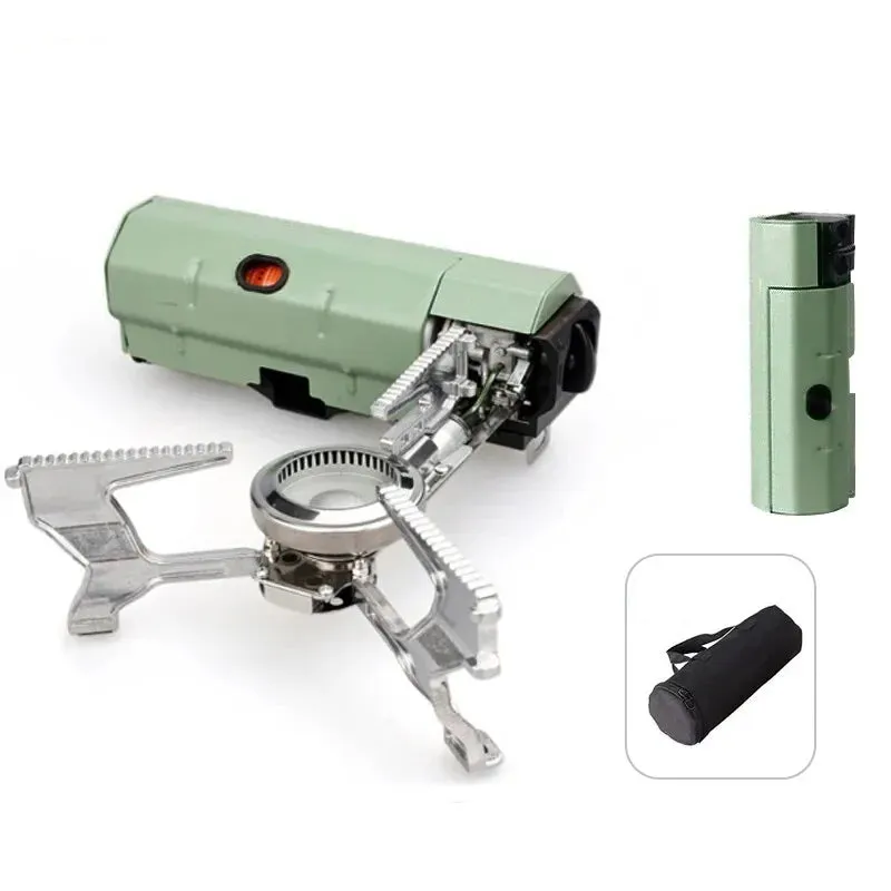 Portable Camping Gas Stove – High-Power Foldable Outdoor Burner with Auto Ignition & Safety Features for Hiking, Travel & Emergency Cooking