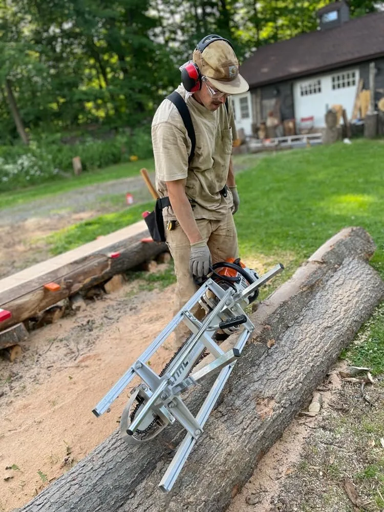 Portable Chainsaw Mill 36 Inches 304 stainless steel and Aluminum Planking Milling Bar Size 14 Inches to 36 Inches