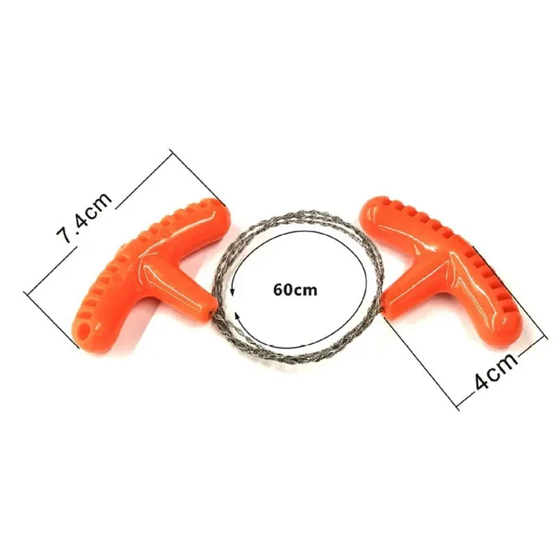 Portable Stainless Steel Wire Saw for Camping and Survival