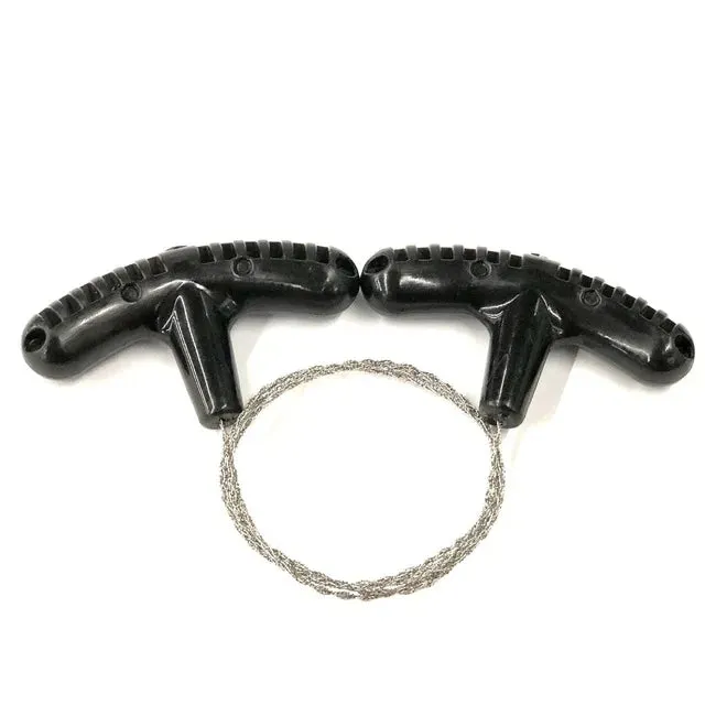 Portable Stainless Steel Wire Saw for Camping and Survival