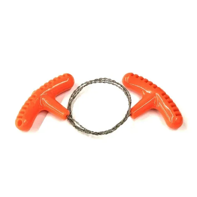 Portable Stainless Steel Wire Saw for Camping and Survival