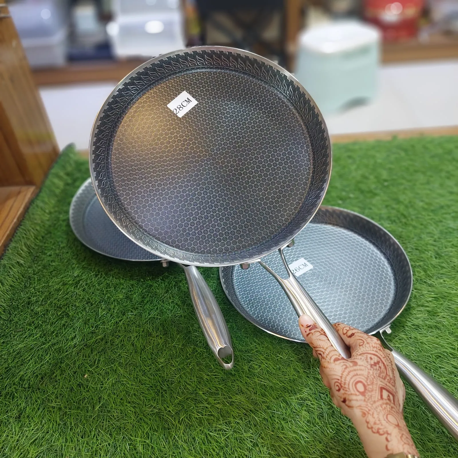 Premium Double Sided HoneyComb Laser Kitchen HotPlate