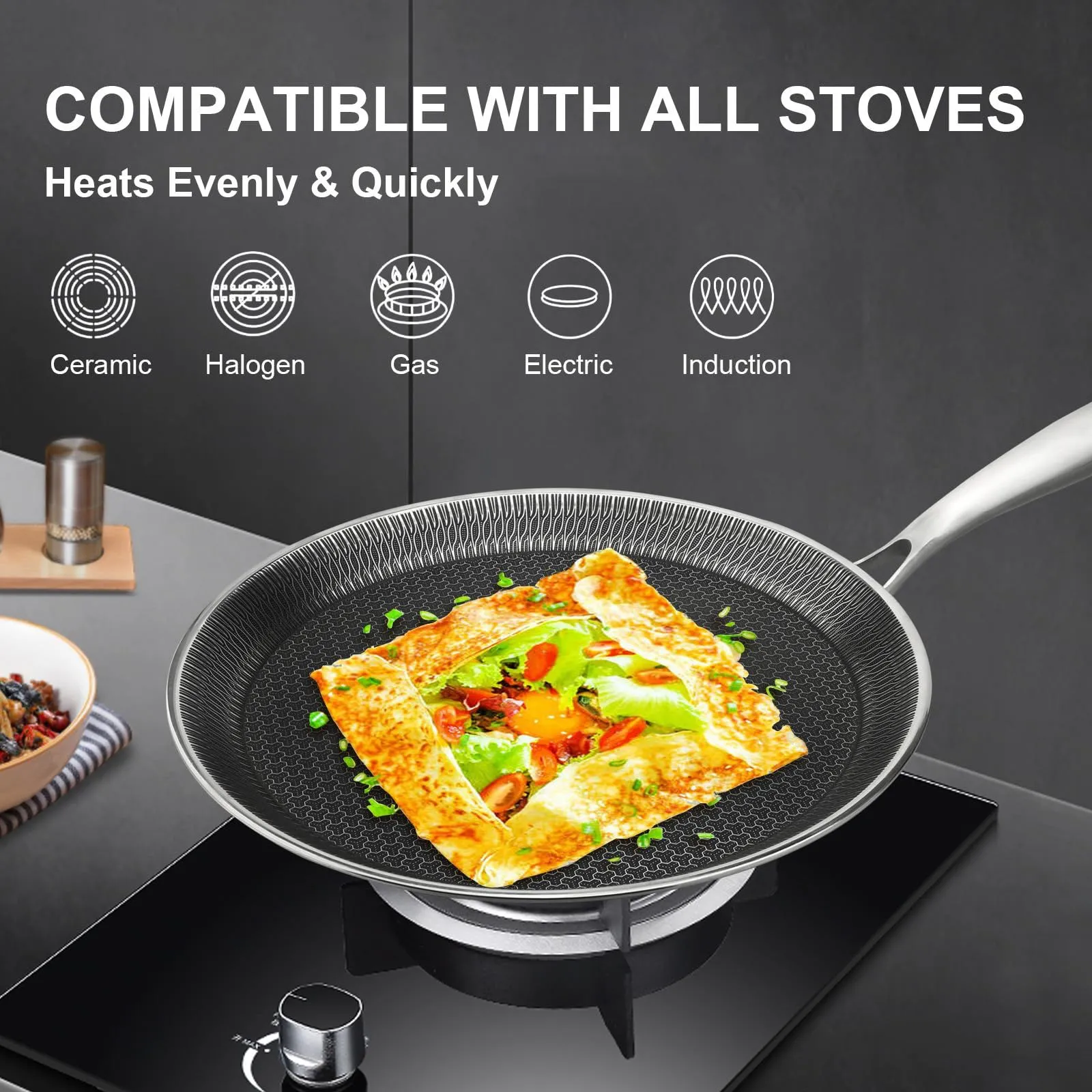 Premium Double Sided HoneyComb Laser Kitchen HotPlate