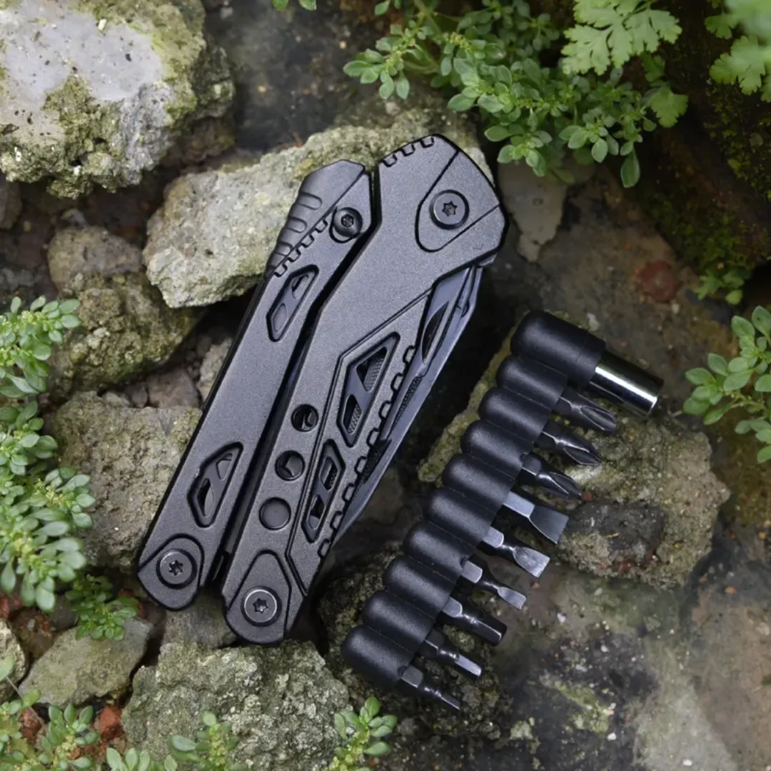 PrepPro Tactical Multi-Tool Pliers | 15-in-1 Survival & EDC Tool