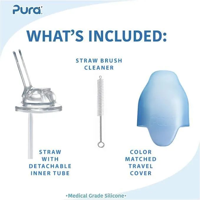 Pura Kiki® Stainless Steel Children Staw Cup│325ml